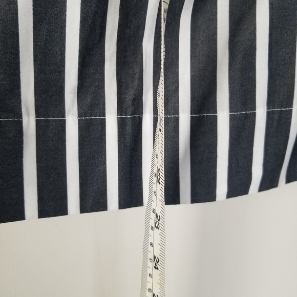 NWT J. Crew Off the Shoulder Bow Front Long Sleeve Blouse Size M Striped - Picture 7 of 14